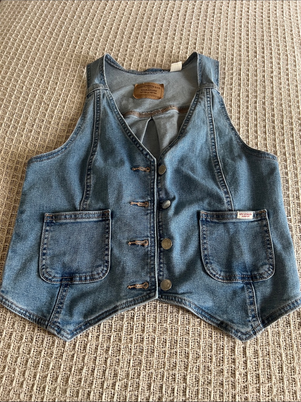 Levi's Denim Vest in Blue Wash